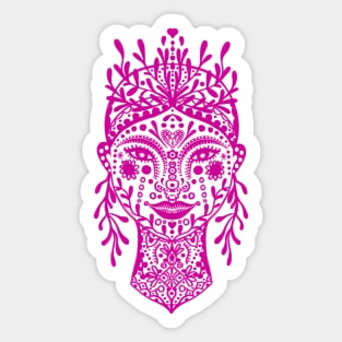 Henna woman 2 Sticker